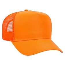 Safety Orange Mesh Back Cap