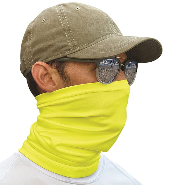 Paragon 290 Sun Neck Safety Gaiter 1 Paragon Safety Green Gator