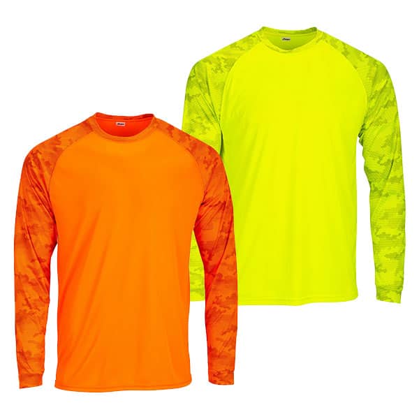 Paragon Cayman Long Sleeve Safety Tee 1 Paragon Safety Camo Dry Fit Long Sleeve Shirt