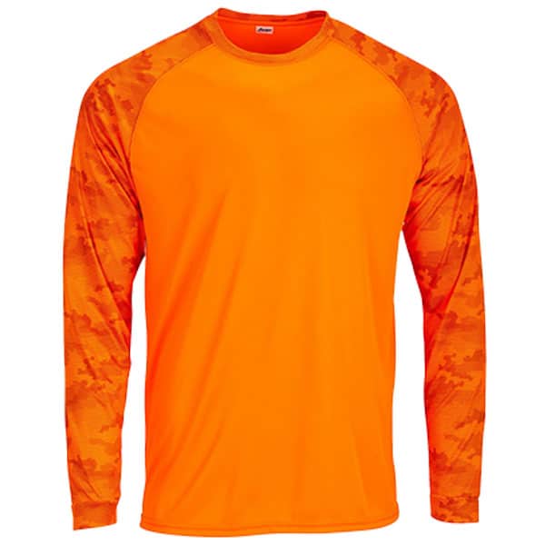 Paragon Cayman Long Sleeve Safety Tee 3 Paragon Camo Long Sleeve Safety Orange Shirt