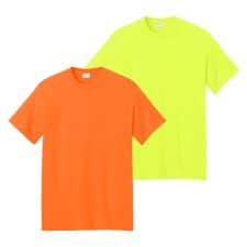 Short Sleeve Safety Shirts 11 Port & Company Core Blend Recycled Tee