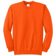 Port and Company Safety Orange Crewneck