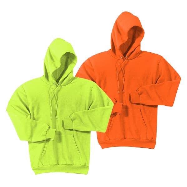 Port & Company Tall Safety Hooded Sweatshirt 1 Big and Tall Hooded Safety Sweatshirts