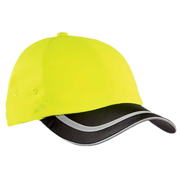 Port Authority Enhanced Visibility Safety Cap 3 Safety Green ap