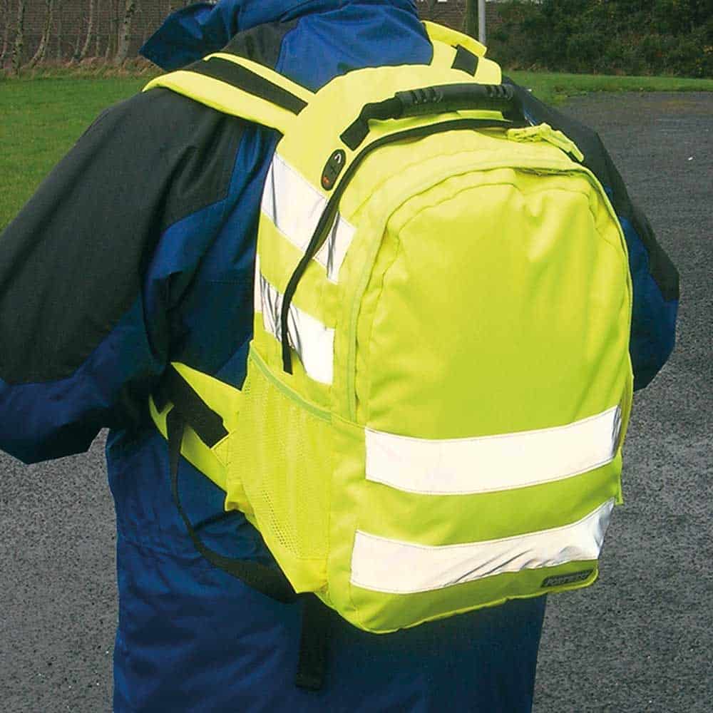 Portwest Hi-Vis Safety Backpack 2 Hi-Vis Backpack great for motorcycle