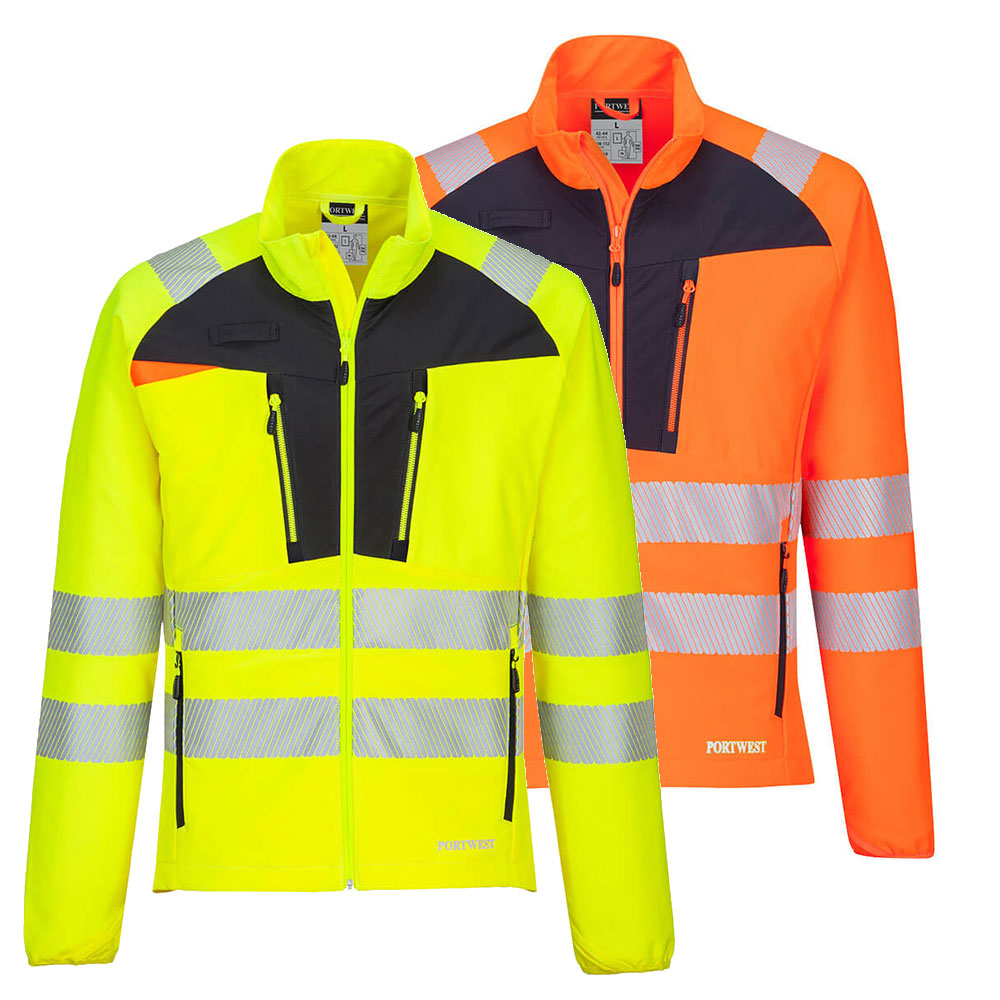 Portwest DX481 Hi-Vis Lightweight Base Layer Jacket 1 Portwest Base Layer Safety Jacket