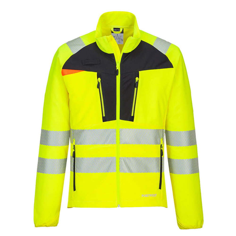 Portwest DX481 Hi-Vis Lightweight Base Layer Jacket 3 Portwest Safety Green Base Layer Jacket