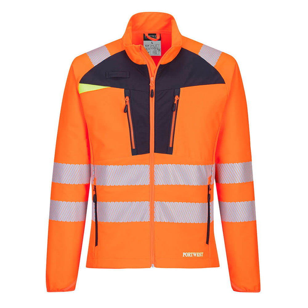 Portwest DX481 Hi-Vis Lightweight Base Layer Jacket 2 Portwest Safety Orange Base Layer Jacket