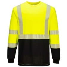 Portwest Flame Resistant 2 Tone Long Sleeve Safety Shirt