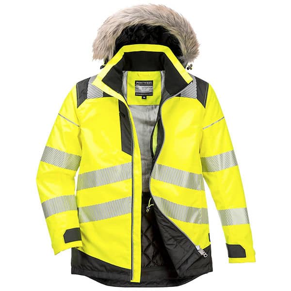 Portwest Hi-Vis Winter Parka Jacket 1 Portwest Hi-Vis Winter Parka Jacket