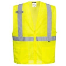Portwest Class 2 Economy Zipper Mesh Vest