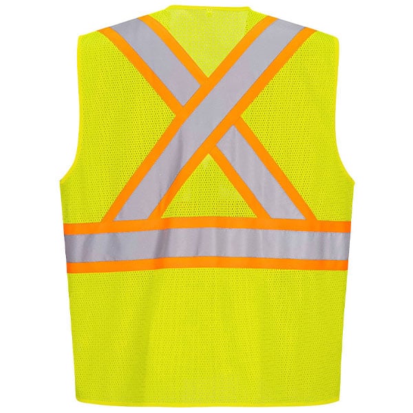 Portwest X-Back Contrast Tape Vest 3 Portwest X-Back Vests