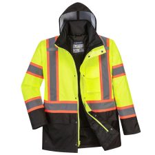 Portwest Hi-Vis Contrast Safety Traffic Jacket