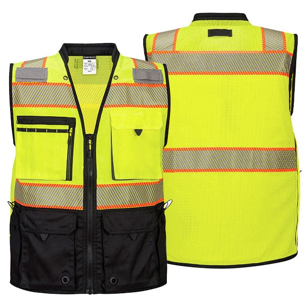 Portwest Premium Surveyor Safety Vest 1 Premium Surveyors Vest