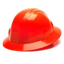 Hard Hats and Climbing Helmets 26 pyramex full brim hard hat safety orange