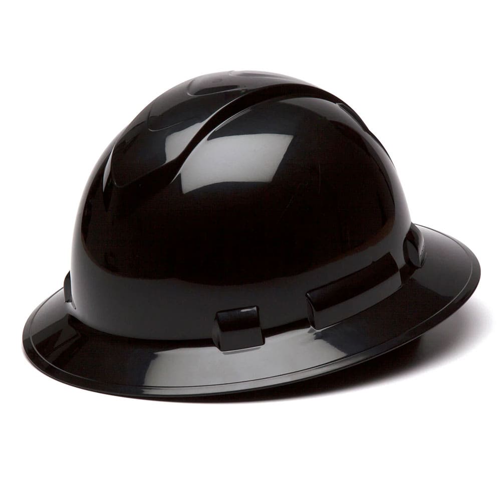 Pyramex Ridgeline Full Brim Vented Hard Hat 2 pyramex vented hard hat black