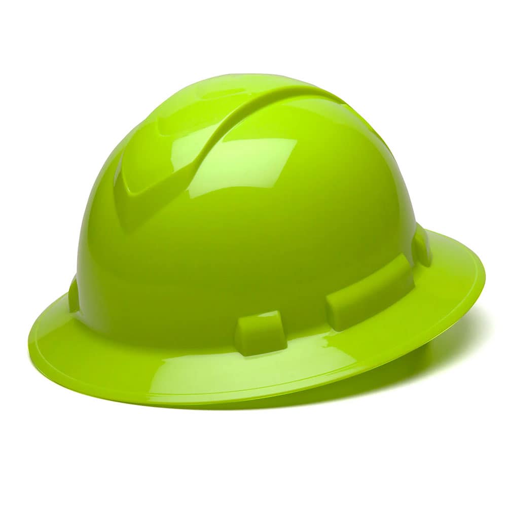 Pyramex Ridgeline Full Brim Vented Hard Hat 3 pyramex vented hard hat safety green