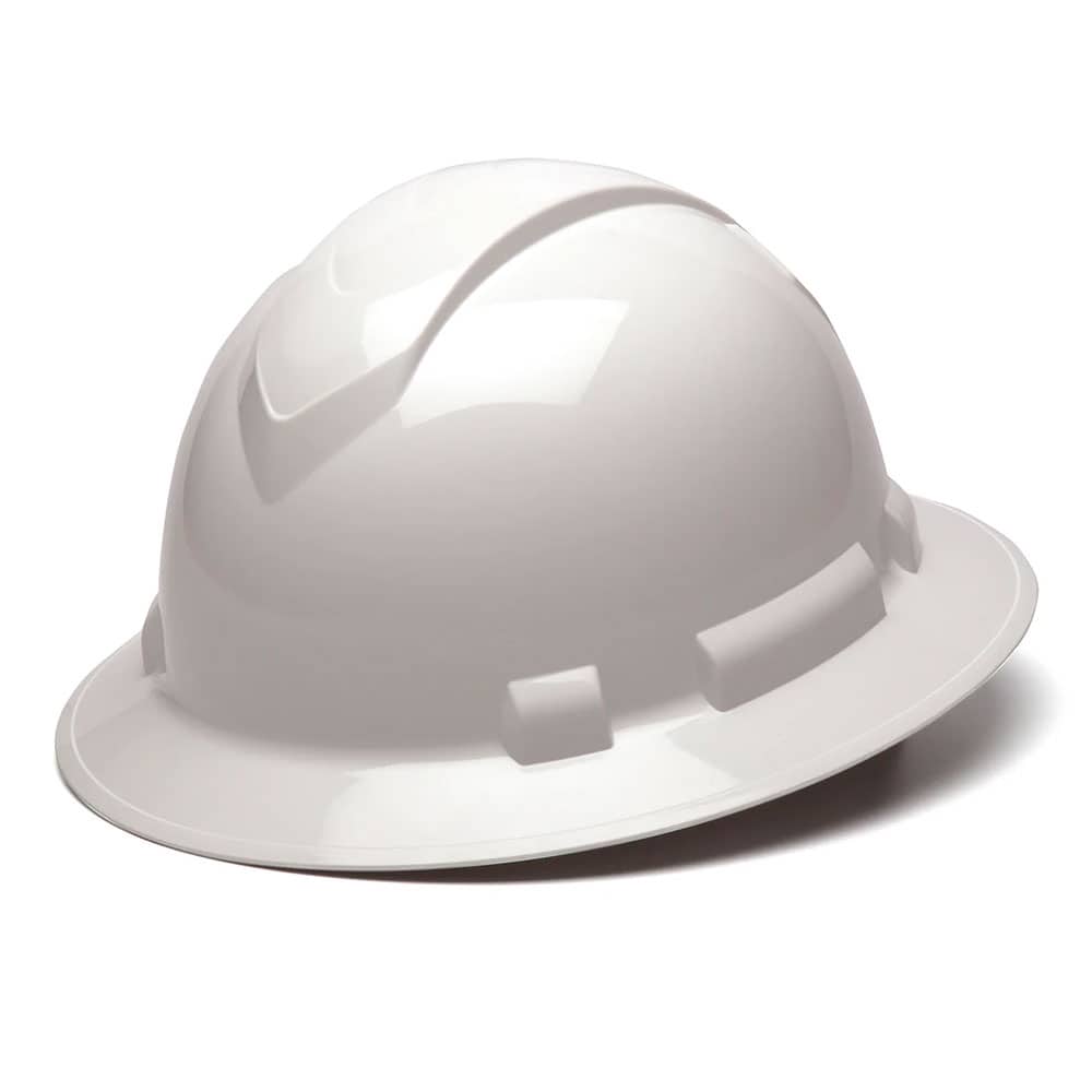 Pyramex Ridgeline Full Brim Vented Hard Hat 4 pyramex vented hard hat white