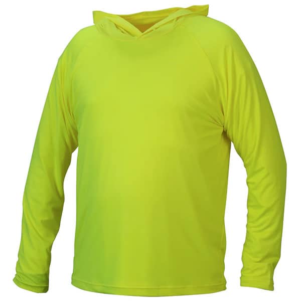 Pyramex High Visibility Long Sleeve Hooded Shirt 2 Pyramex High Visibility Long Sleeve Hooded Shirt