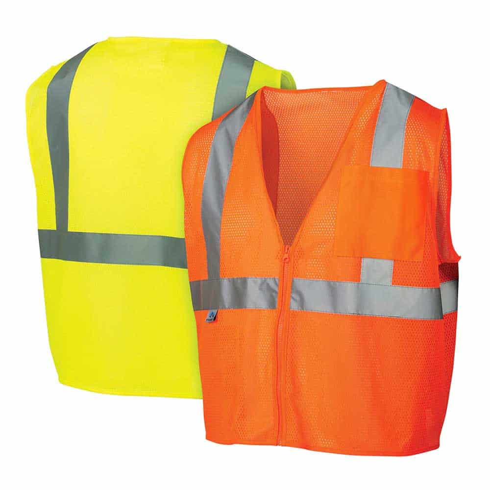 Pyramex Class 2 Zipper Vest with Chest Pocket 1 Pyramex Pocket Safety Vest