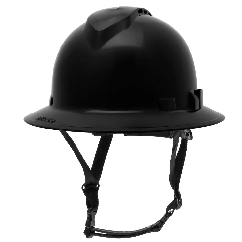 Pyramex Ridgeline T2 Full Brim Hard Hat 6 Ridgeline Type 2 Vented Hard Hat in Black