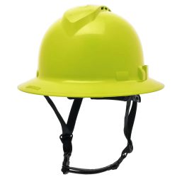 Ridgeline Type 2 Vented Hard Hat in Safety Green