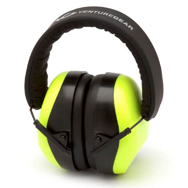 Pyramex Venturegear Soft Foam Earmuffs 1 Pyramex Venturegear Soft Foam Earmuffs - Safety Green