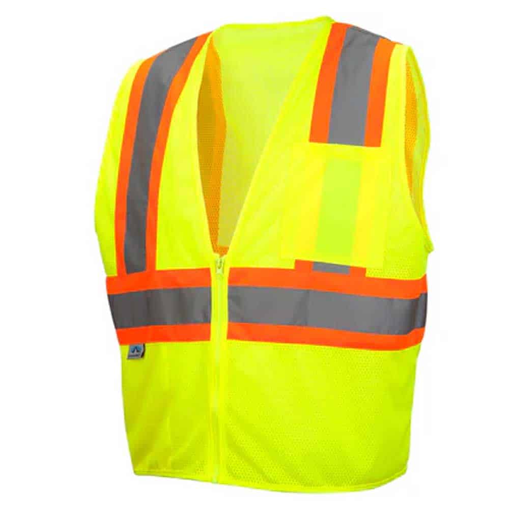 Pyramex Two Tone Class 2 Safety Vest 4 Pyramex 2210 Two Tone Safety Green Vest