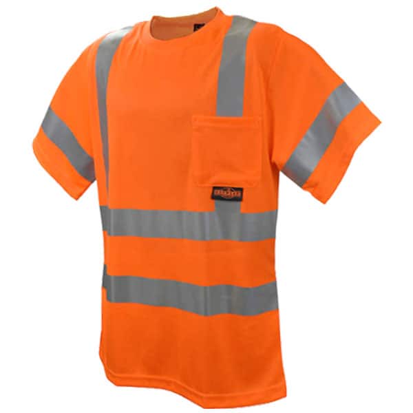 Radians Class 3 Short Sleeve Shirt 3 Radians Class 3 Short Sleeve t-Shirt safety orange