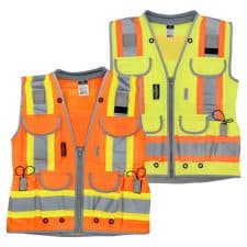 ANSI Class 2 Safety Vests 113 Radians SV55W Women’s Heavy Duty Engineer Safety Vest