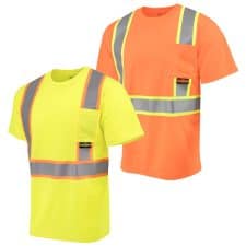 Radians Mesh Short Sleeve Shirt with Contrast Trim Class 2