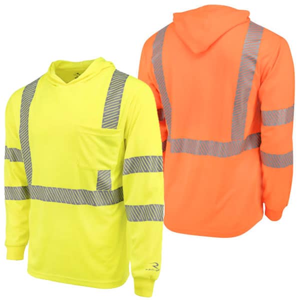 Radians Class 3 Long Sleeve Mesh Hooded Shirt 1 Radians Hooded t-shirt