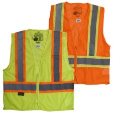 Flame Resistant Safety Apparel 3 Radians SV225 Class 2 Self Extinguishing Two-Tone Safety Vest