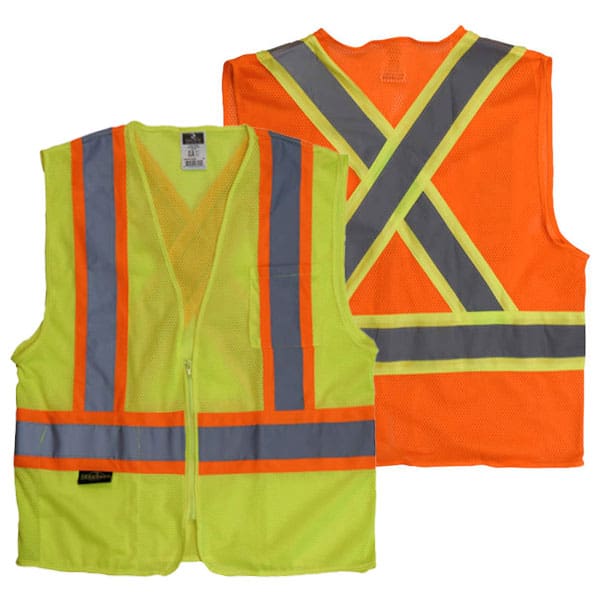 Radians Economy X-Back Class 2 Safety Vest 1 Radians Safety Vest with X Back