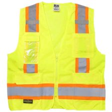 Radians Class 2 Surveyors Vest in Safety Green