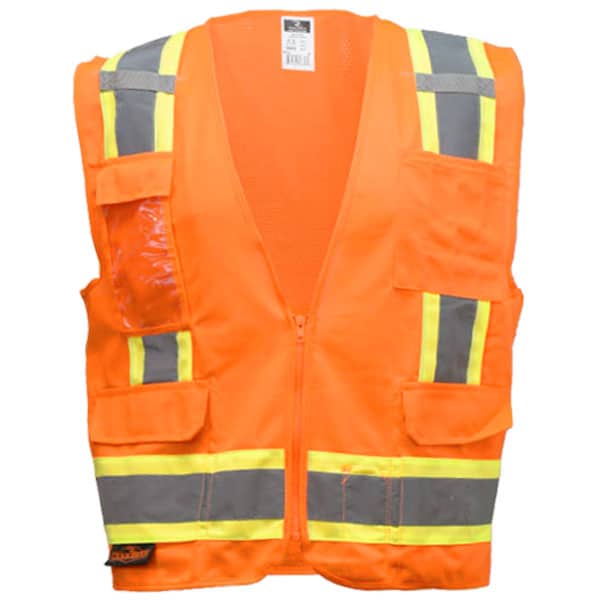 Radians Class 2 Two Tone Surveyor Safety Vest 3 Radians Class 2 Surveyors Vest in Safety Orange