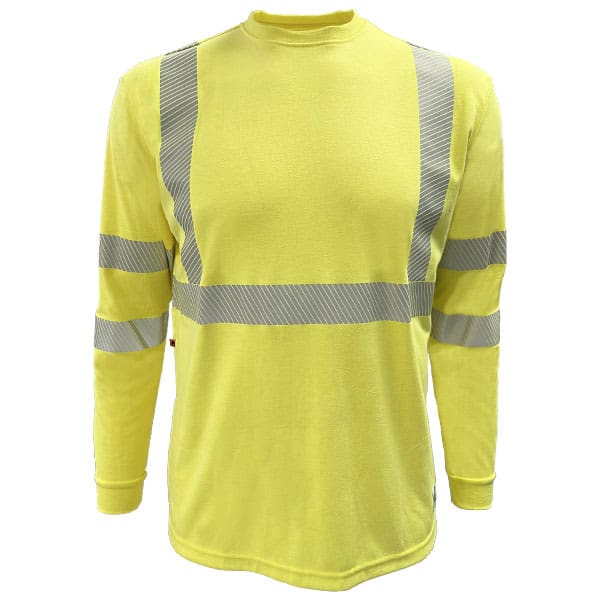 Reflective Apparel 205FRGS ANSI Class 3 Flame Resistant Long Sleeve Reflective Shirt 1 Reflective Apparel 205FRGS ANSI Class 3 Flame Resistant Long Sleeve Reflective Shirt