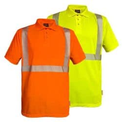 Safety Orange and Safety Green Polo