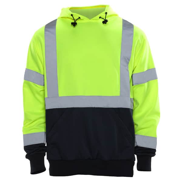 RAF Class 3 Two Tone Pull Over Hooded Sweatshirt with Navy Bottom 1 RAF 604 Navy Bottom Safety Sweatshirt