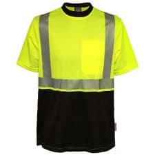 RAF HiVis Black Bottom Pocket Safety Shirt