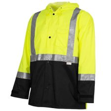 RAF Class 3 Waterproof Lightweight Hi Vis Safety Rain Jacket