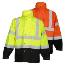 Safety Rain Gear 10 Kishigo Storm Cover Hi Vis Class 3 Rainwear Jacket