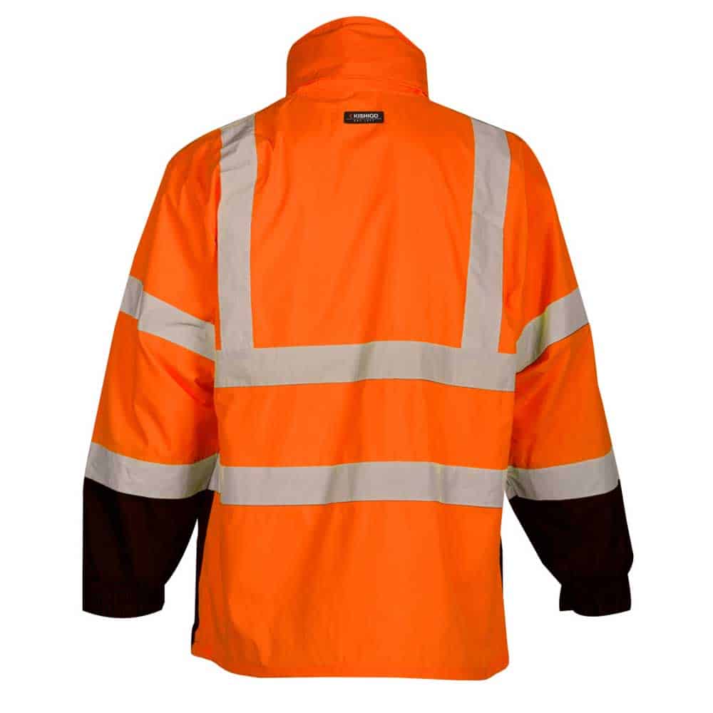 Kishigo Storm Cover Hi Vis Class 3 Rainwear Jacket 5 Kishigo Storm Cover Hi Vis Class 3 Rainwear Jacket - Image 5