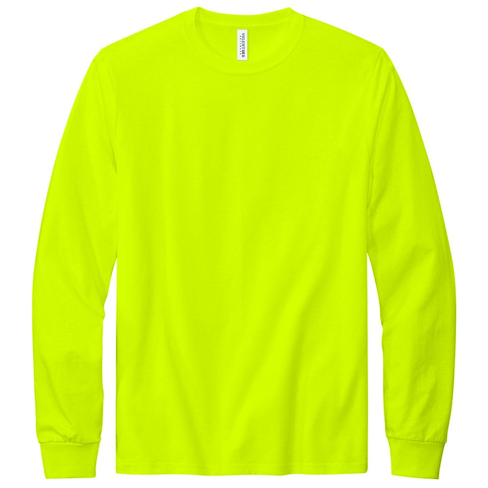 Volunteer Knitwear All American Long Sleeve Safety Tee 2 Volunteer Knitwear All American Long Sleeve Safety Tee - Image 2