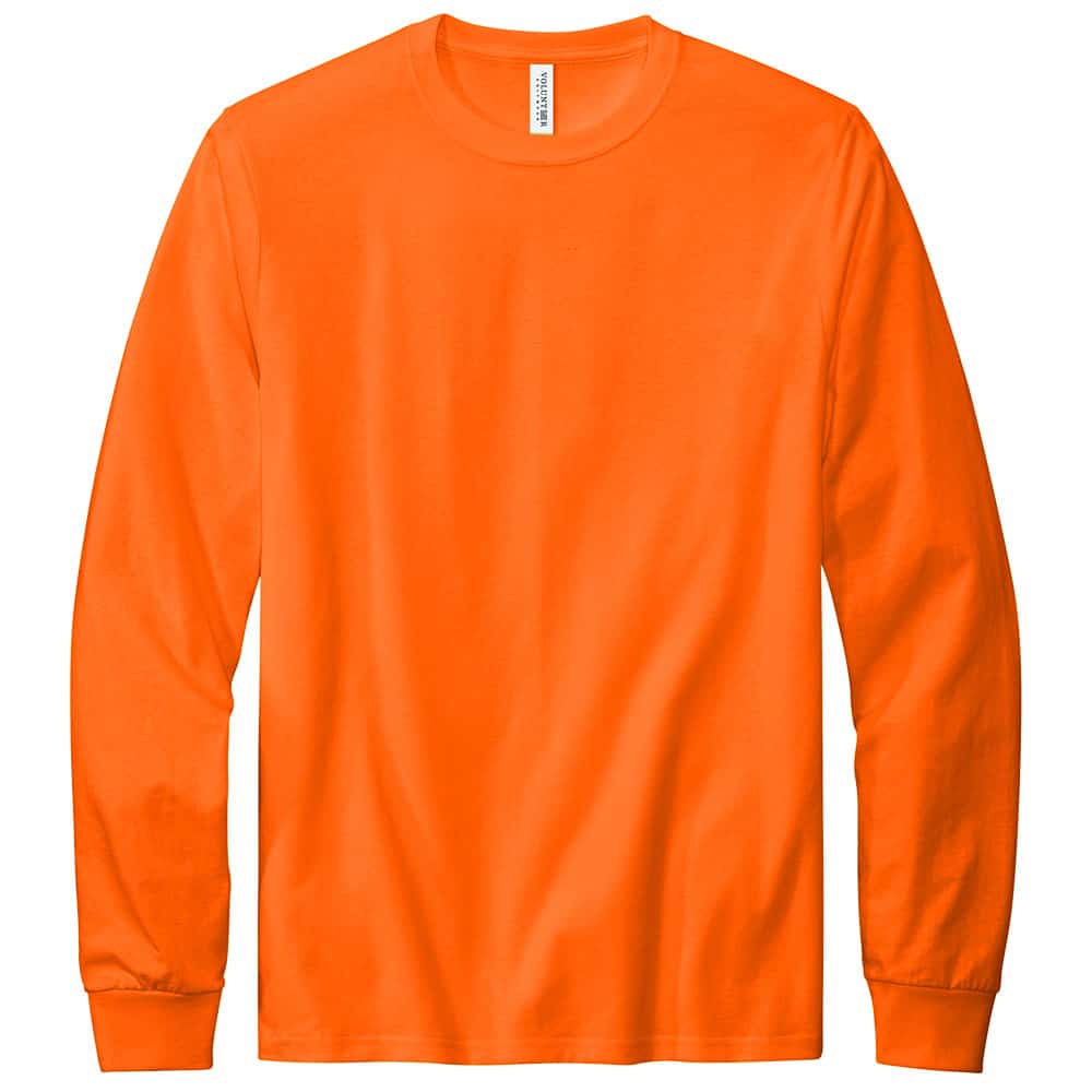 Volunteer Knitwear All American Long Sleeve Safety Tee 3 Volunteer Knitwear All American Long Sleeve Safety Tee - Image 3