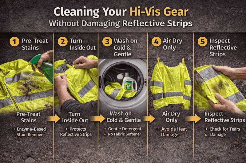 Cleaning hivis gear